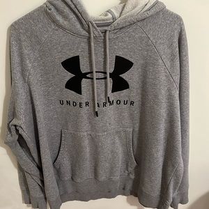 Under armour hoodie. Size XL. Grey.